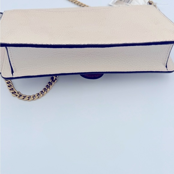 COACH Polished Pebble Leather Chain Clutch Tabby Crossbody shoulder bag handbag - Picture 5 of 16